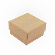(Cadeau) doosje voor sieraden "handmade with love"&nbsp;bloemen Brown