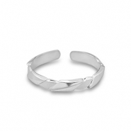 Ringen van Stainless steel Roestvrij staal (RVS) Silver