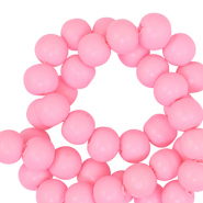 Polymeer kraal 6mm Pink