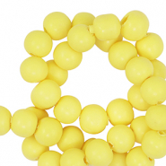 Polymeer kraal 6mm Yellow