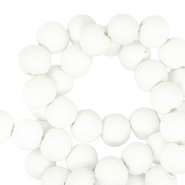 Polymeer kraal 6mm White