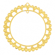 Bedels van Stainless steel Roestvrij staal (RVS) bohemian 48mm Gold