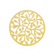 Bedels van Stainless steel Roestvrij staal (RVS) bohemian 33mm Gold