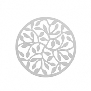 Bedels van Stainless steel Roestvrij staal (RVS) bohemian 33mm Silver
