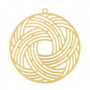 Bedels van Stainless steel Roestvrij staal (RVS) bohemian 45mm Gold