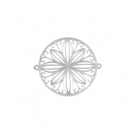 Bedels van Stainless steel Roestvrij staal (RVS) bohemian tussenstuk 20mm Silver