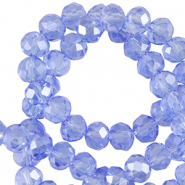 Facet kralen top quality disc 3x2mm Dodger blue
