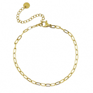 Armbanden van Stainless steel Roestvrij staal (RVS) Gold