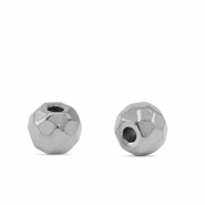 Kralen van Stainless steel Roestvrij staal (RVS) 4mm Silver
