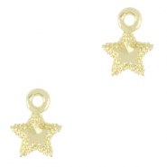 TQ metaal brass bedels star Gold