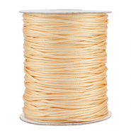 Macram&eacute; gevlochten draad 1.5mm Vanilla yellow