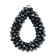 Hangers van facet drop Midnight Blue