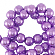 Glasparels rond 6mm Purple