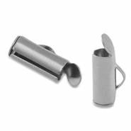 Benodigdheden van Stainless steel Roestvrij staal (RVS) schuif eindkap Silver