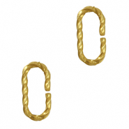 Benodigdheden van Stainless steel Roestvrij staal (RVS) buigring oval Gold