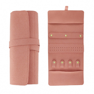 Reisetui voor sieraden large Pink