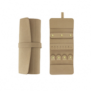 Reisetui voor sieraden small Taupe