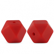 Siliconen kralen diamant Red