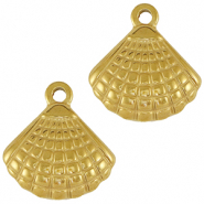 Bedels van Stainless steel Roestvrij staal (RVS) shell Gold