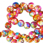 Keramiek kraal 8mm Multicolor