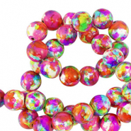 Keramiek kraal 8mm Multicolor