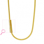 Kettingen van Stainless steel Roestvrij staal (RVS) Gold
