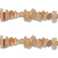 Chipstone kraal sunstone Light beige-pink