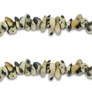 Chipstone kraal dalmatian stone Greige-black