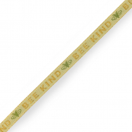 Tekstlint "bee kind" Green-gold