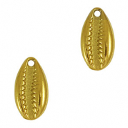 Bedels van Stainless steel Roestvrij staal (RVS) kauri Gold