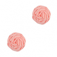 Hangers van raffia 12mm Light pink