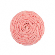 Hangers van raffia 25mm Light pink