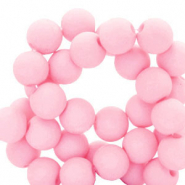6 mm kralen van acryl Light pink