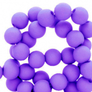 4 mm kralen van acryl Dark purple