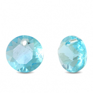 Hanger van Crystal glas round Aqua