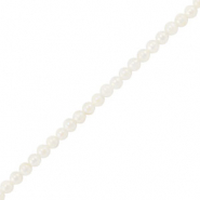 Schelp kralen round White