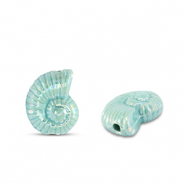 Grieks keramiek DQ shell Turquoise blue