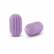 Acryl kralen oval Purple