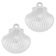 Bedels van Stainless steel Roestvrij staal (RVS) shell Silver