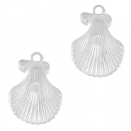 Bedels van Stainless steel Roestvrij staal (RVS) shell Silver