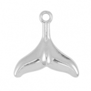 Bedels van Stainless steel Roestvrij staal (RVS) tail fin Silver