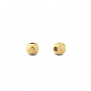 Kralen van Stainless steel Roestvrij staal 3mm (RVS) Gold