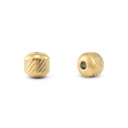 Kralen van Stainless steel Roestvrij staal 6mm (RVS) Gold
