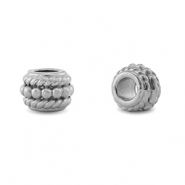 Kralen van Stainless steel Roestvrij staal (RVS) rondelle Silver