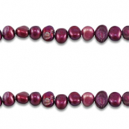 Zoetwaterparels nugget Dark purple