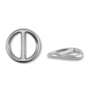 Metaal schuivers DQ round Antiek zilver (Nikkelvrij)
