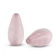 Polaris kralen druppel vorm Polmo Vintage pink