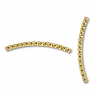 Kralen van stainless steel Roestvrij staal (RVS) tube Gold