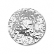 Bedels van Stainless steel Roestvrijstaal (RVS) round Silver
