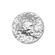 Bedels van Stainless steel Roestvrijstaal (RVS) round Silver